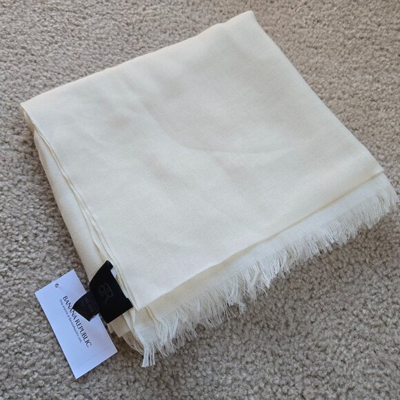 Banana Republic Accessories - NWT Banana Republic Wool Cashmere Woven Scarf
